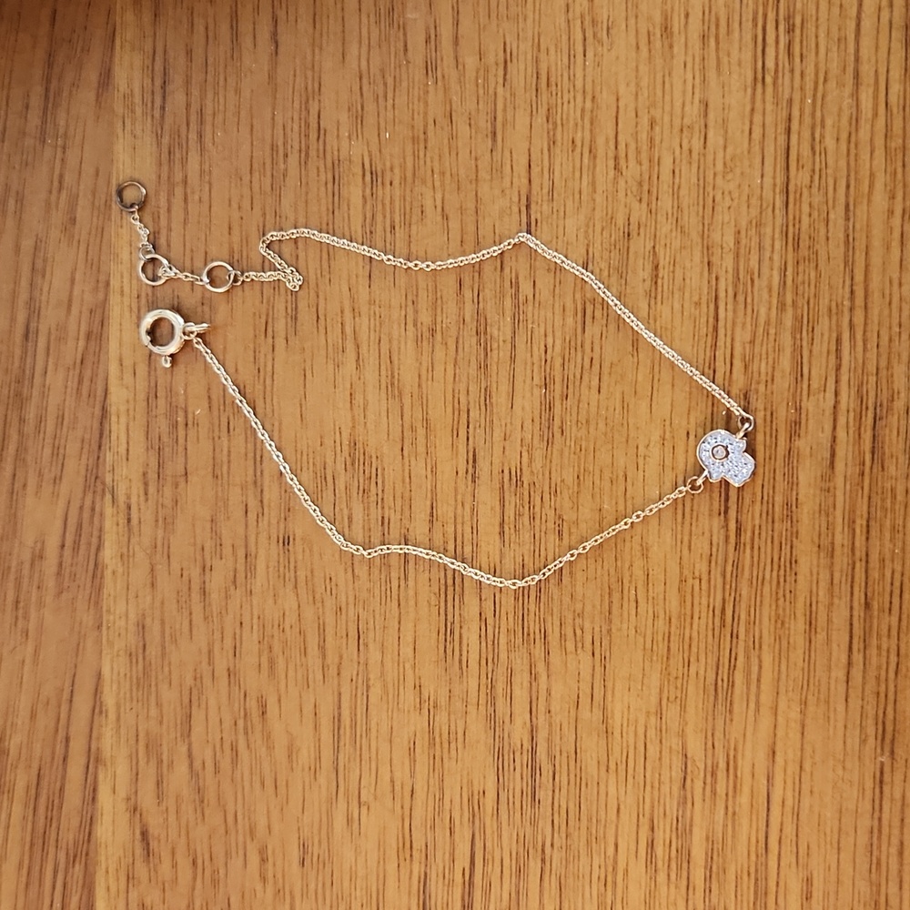 Diamond Hamsa Bracelet